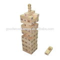 2015 stack jenga block natural color wooden jenga toys